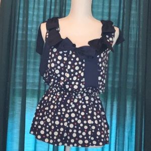 Anthropologie Peplum Top Size S